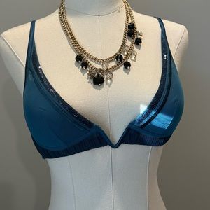 La Perla Blue Sparkle Bra
